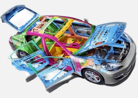 Белый фон с авто для баннера