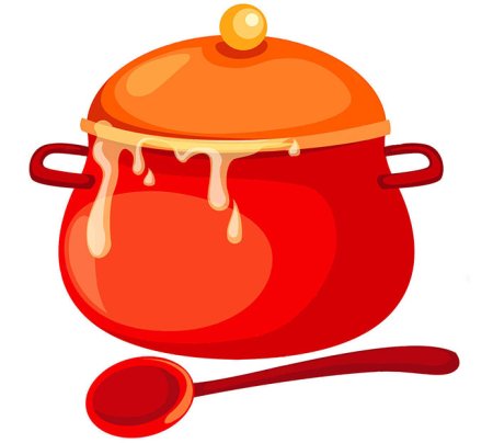 Кастрюля с половником
