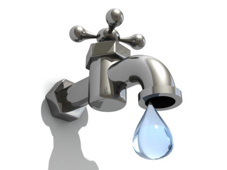 Кран с водой