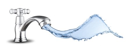 Кран с водой