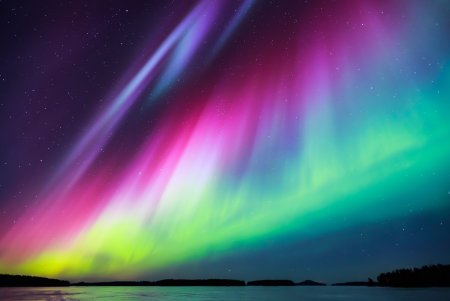 Северное сияние проблески