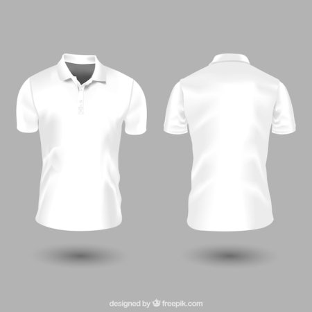 Белое поло Mockup