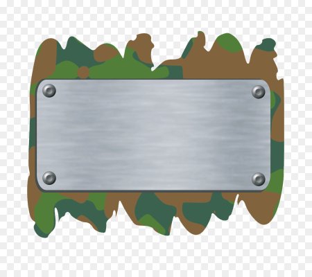 Табличка в военном стиле