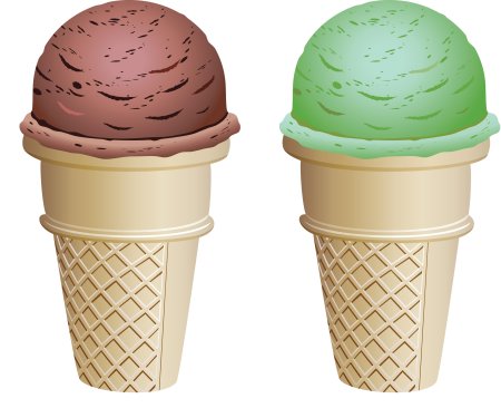 Мороженое в стаканчике