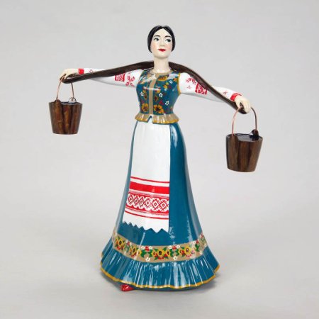 Кубанская казачка с коромыслом