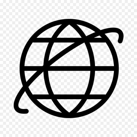 Векторный значок интернета