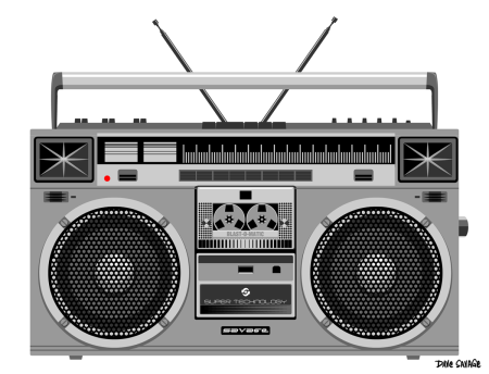 Бумбокс 90-е магнитофон