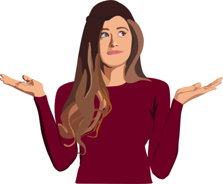 Жест пожимание плечами