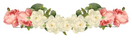 Цветы горизонтальные