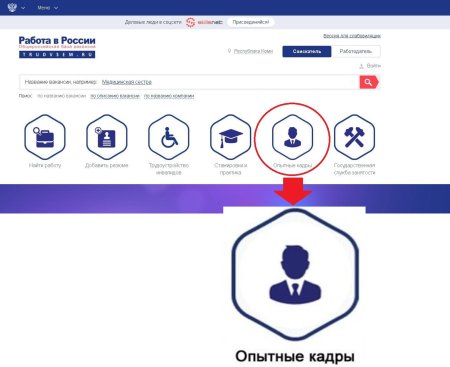 Работа в России Общероссийская база