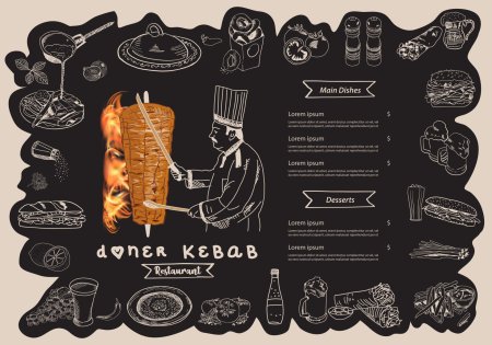 Меню шаурма клипарт (38 фото)