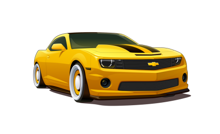 Chevrolet Camaro желтый