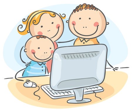 Дети в интернете мультяшные