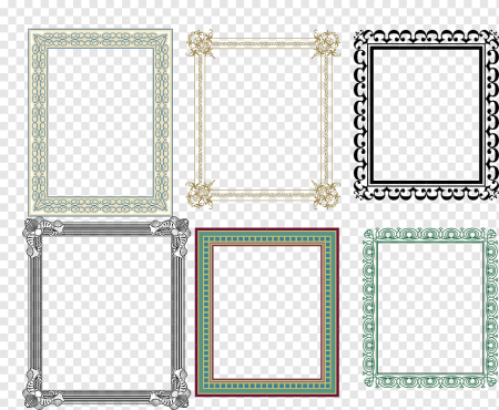 Рамки для фотографий векторные