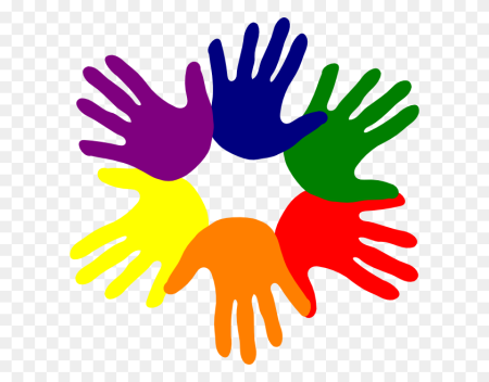 Разноцветные ладошки