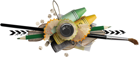 Школьные атрибуты без фона