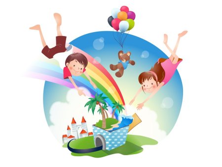 Летний лагерь иллюстрация