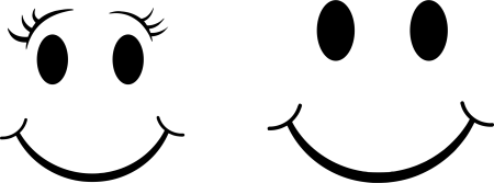 Клипарт смайлики черно белые (49 фото)