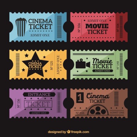 Билеты в кино клипарт (34 фото)