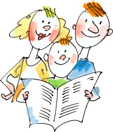 Семейное чтение рисунок