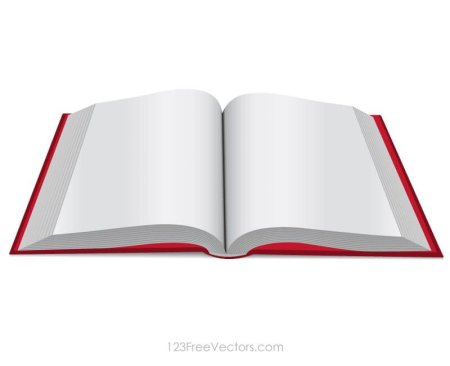 Картинка раскрытая книга на прозрачном фоне