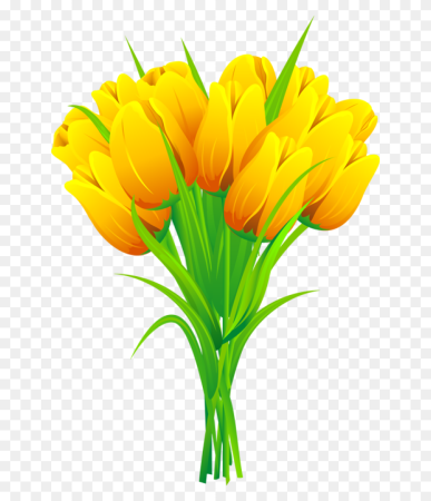 Flowers Bouquet тюльпан Yellow