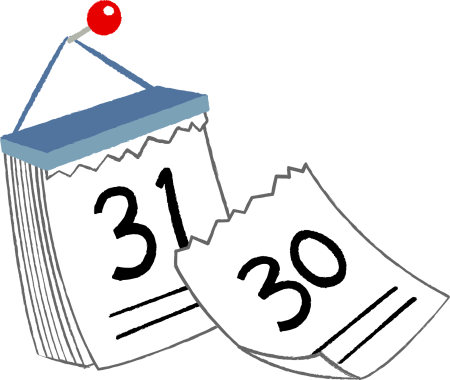 Лист календаря