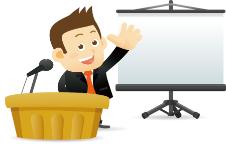 Оратор без фона