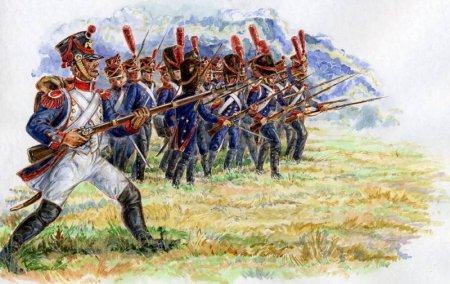 Русские солдаты Бородино 1812 года