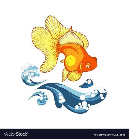 Клипарт золотая рыбка сказка (43 фото)