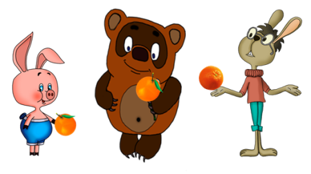 Герои сказки Винни пух