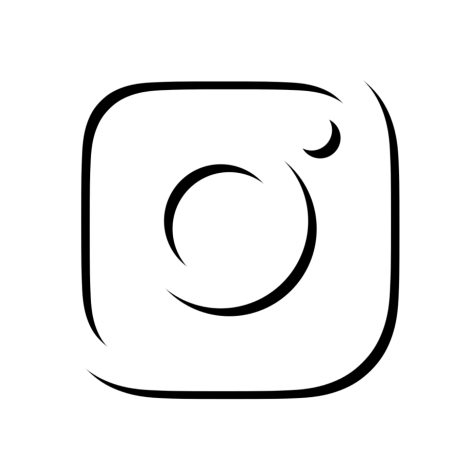 Значок инстаграма белый