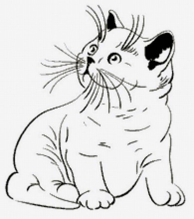Рисунки для выжигания кошки