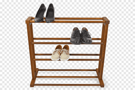 Прозрачный стеллаж для обуви