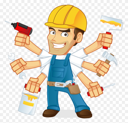 Мультяшные строители