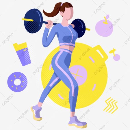 Векторные изображения фитнес