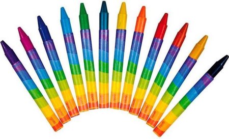 Карандаши мелки восковые