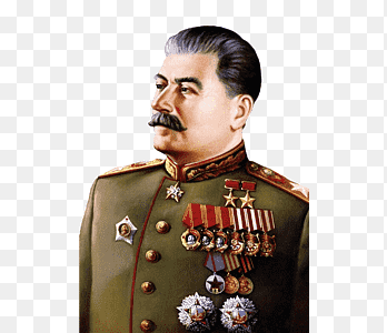 Сталин на прозрачном фоне