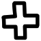 Знак плюс красивый