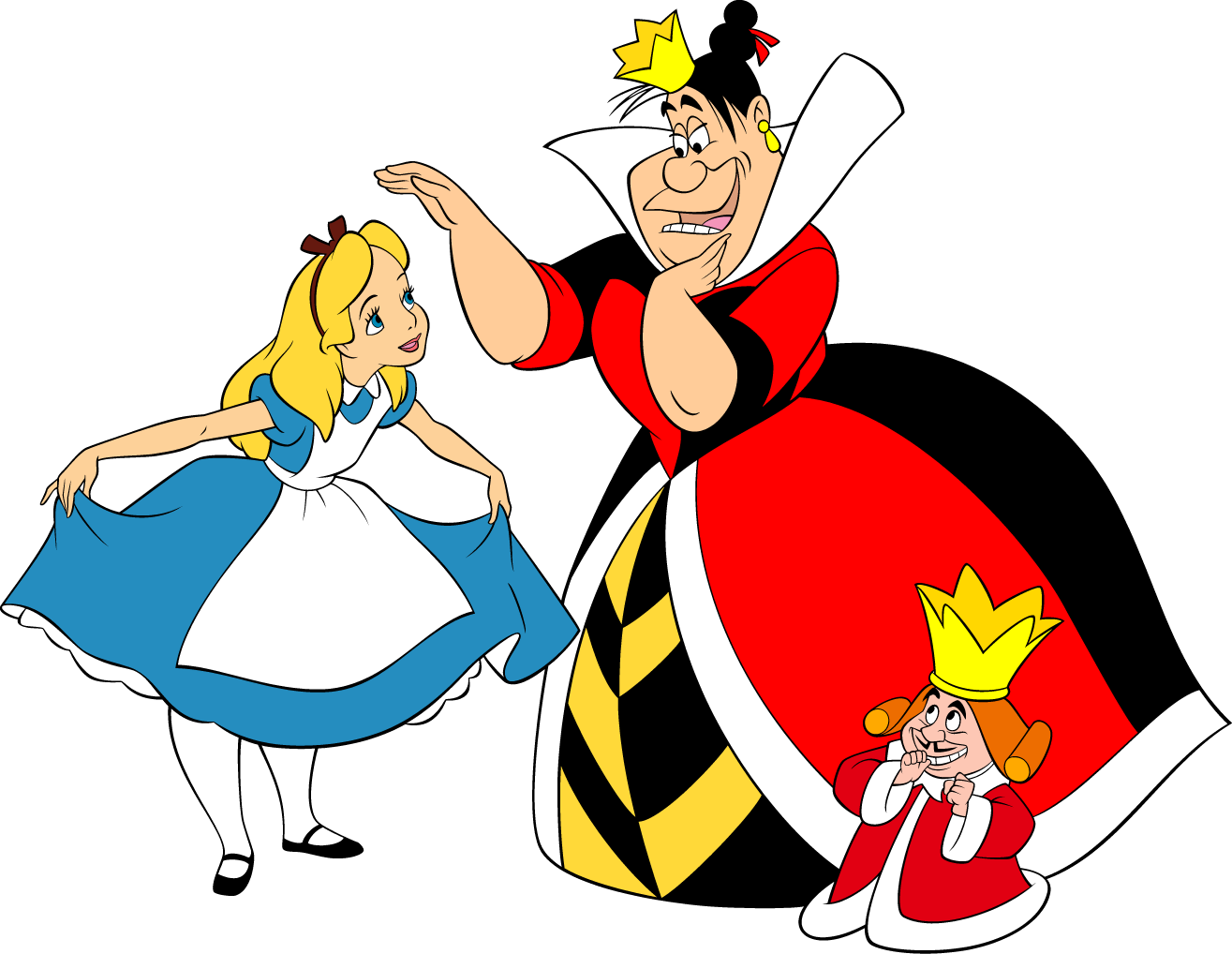 Сказочные герои алиса в стране чудес. Алиса в стране чудес Дисней герои. Алиса в стране чудес Дисней Королева червей. Алиса в стране чудес Король и Королева.
