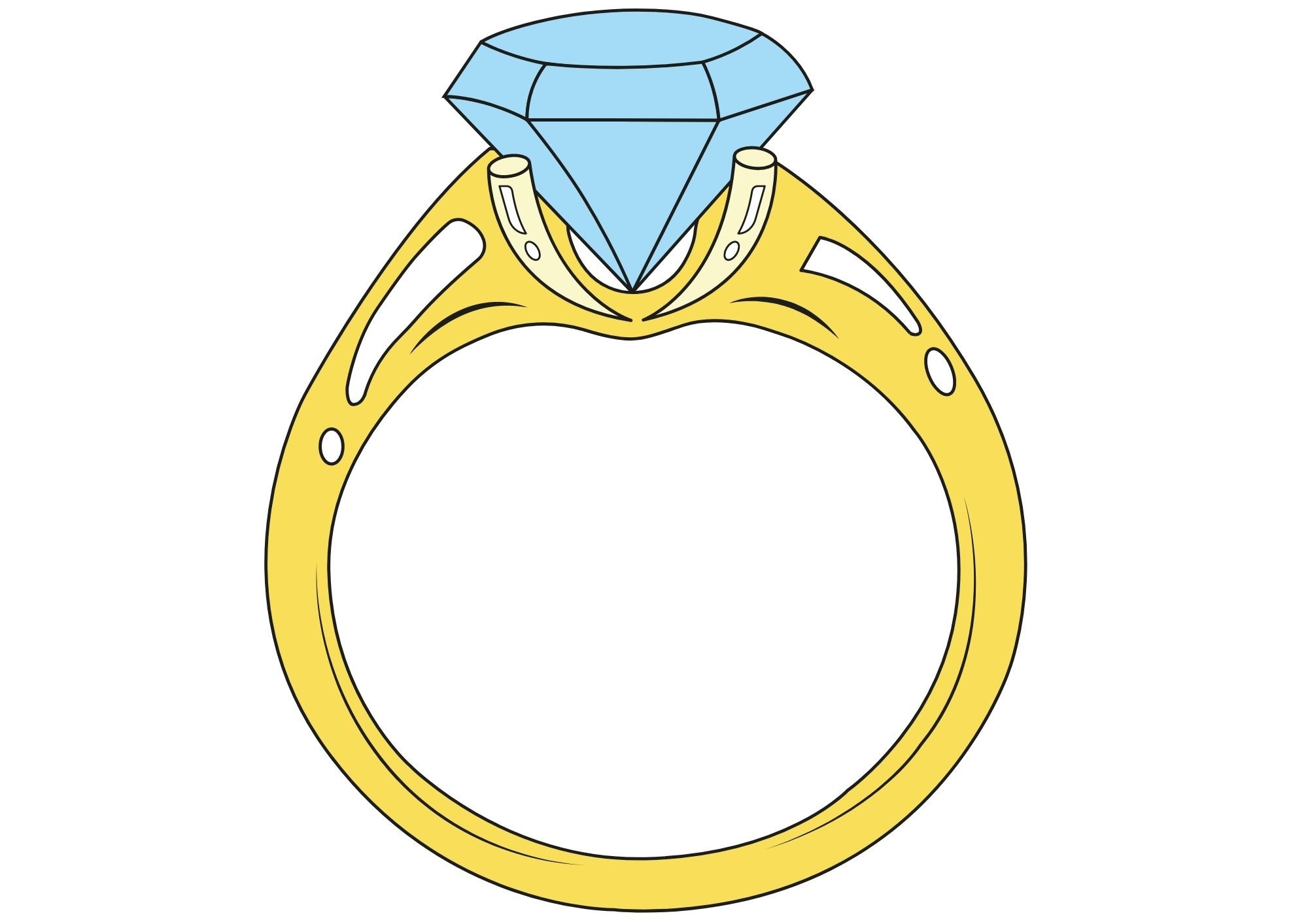 У как у кольца нет конца. Нарисовать кольцо. Кольцо мультяшный. Нарисовать кольцо с бриллиантом. Эскиз кольца с бриллиантом.