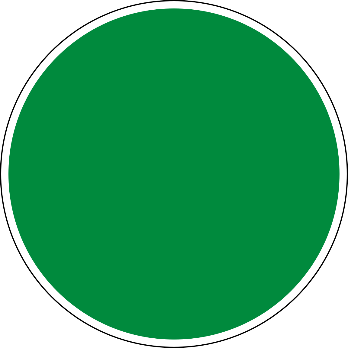 Зеленый круг. Зеленый кружок. Темно зеленый круг. Зеленый дорожный знак.
