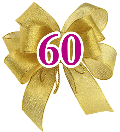 Красивая цифра 60