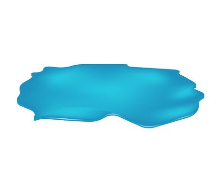 Лужа без фона