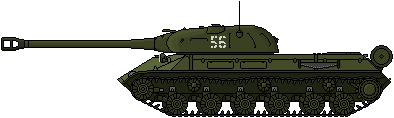 Танк ИС 2 сбоку