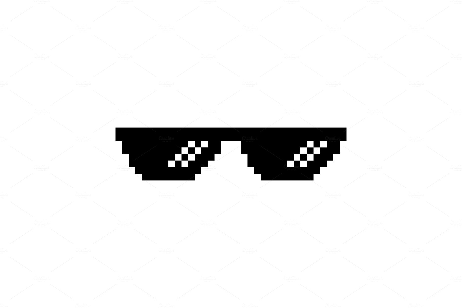 Фан пей очки. MLG очки хромакей. Пиксельные очки Thug Life.