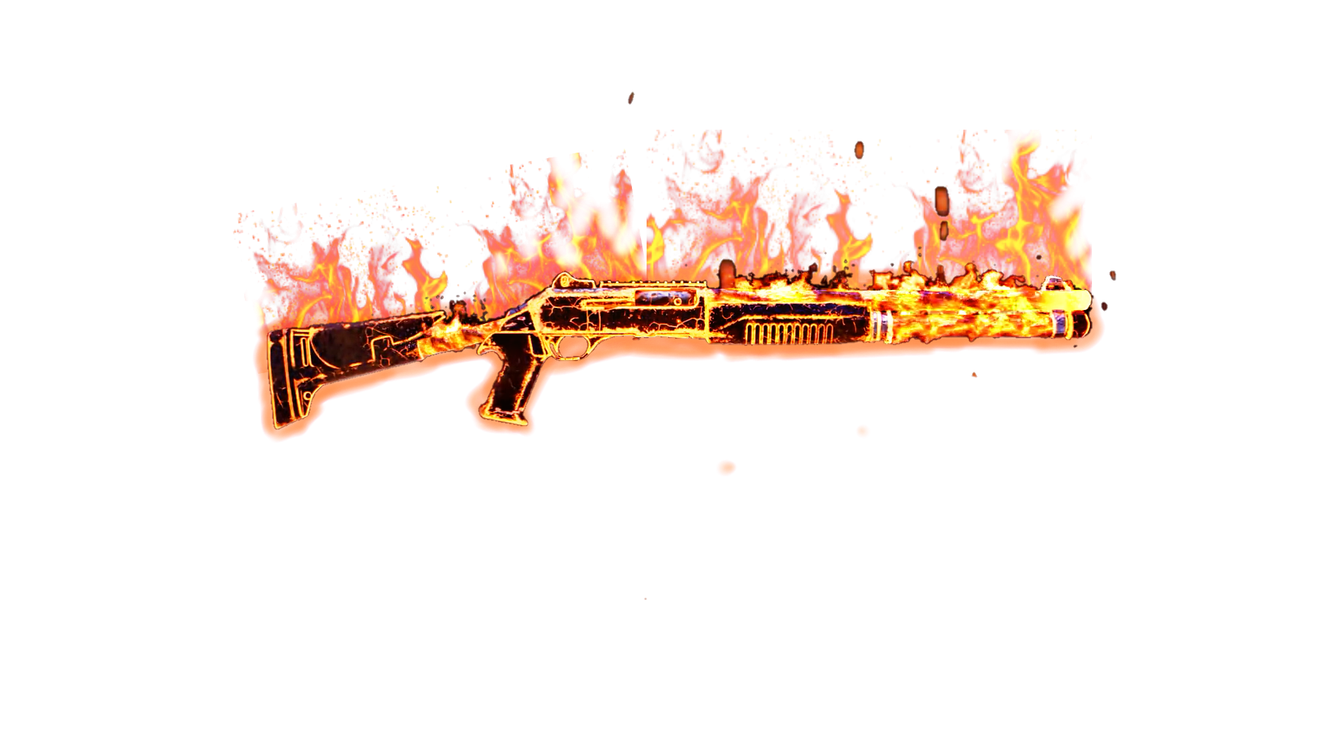 Для монтажа без фона. Огненный дробаш фри фаер. Дробовики free Fire. Фри фаер оружие на белом фоне. Оружие огня.