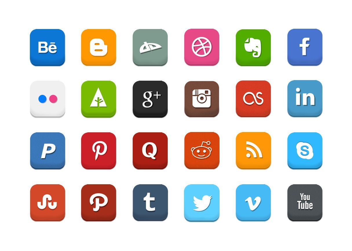 Кнопки социальных сетей. Значки соцсетей. Иконки соц сетей. Социальные иконки. Логотипы соцсетей.