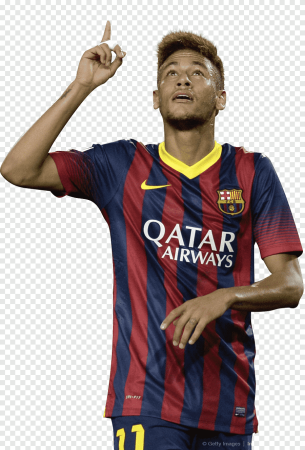 Neymar Барселоны на белом фоне