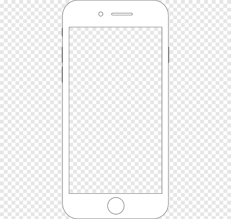 Иконка телефон мобильный белая